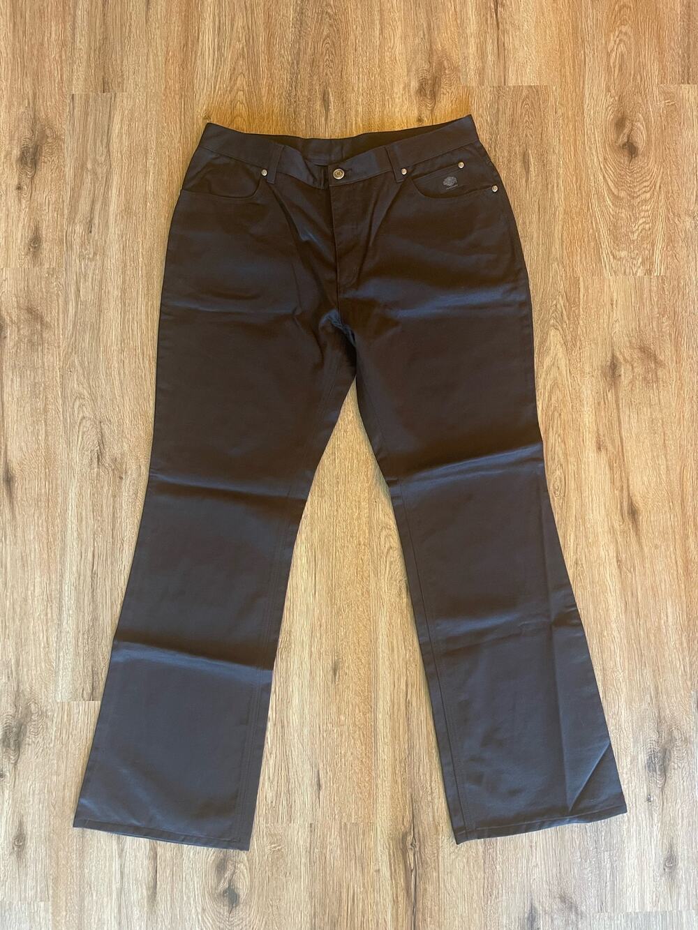 NWOT Black Harley Davidson Pants Size 12